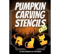 Cat Pumpkin Carving Stencils: Patterns book with funny and scary animals for kids and adults | Smart designs