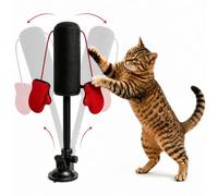 Cat Punching Bag Toy, Interactive Cat Boxing Toy - Spring Loaded Punching Bag for Cats with Reinforced Suction Cup Base - Creative Pet Exercise Toy for Indoor Cats & Kittens (1PCS)