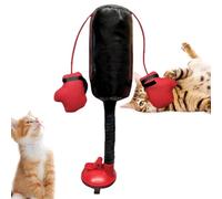 Cat Punching Bag Toy, Interactive Cat Boxing Toys for Indoor Cats, Funny Boxing Punching Bag Kitten Toys with Gloves, 2024 New Kitten Gym Punching Bag Toy, for Pet Exercise Supplies