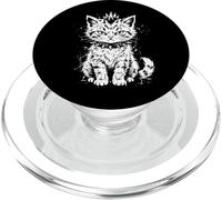 Cat Punk Rebellious PopSockets PopGrip for MagSafe