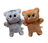 Cat Puppet Wrestler - Kitten Shaped Interactive Toy for Playful Engagement, Soft Fabric Grip with Hand Controlled Movement, Wrestling Puppet Toy for Small Large Dogs and Kittens Training Exercise Ente