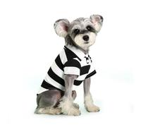 Cat Puppy Striped Shirt Autumn Summer Pet Clothes for Small Dogs Cats Thick/Thin Stripes Kitten Pullover Outfits