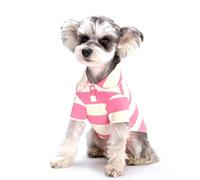 Cat Puppy Striped Shirt Autumn Summer Pet Clothes for Small Dogs Cats Thick/Thin Stripes Kitten Pullover Outfits