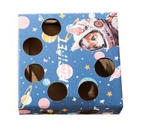 Cat Puzzle Box - Interactive Scratch Pad for Indoor Cats, Electric Whack-a-Mole Toy, Teaser Kitten Play, Funny Cat Activity Exercise Toy, Keeps Cats Engaged Active, Pet Entertainment for Home