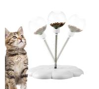 Cat Puzzle Feeder - 10.24 Inch Toys | PP Stainless Steel - Interactive Slow Feeder | For Cats Durable Easy to Clean Fun Food Enrichment for Pets Indoors