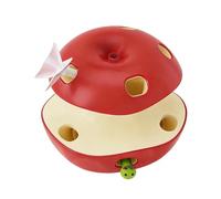 Cat Puzzle Toy - 6.5x6.5x5.91in Electric Feline Activity, 483g ABS Material, Green Red Style Cognitive Development Problem Solving | Engaging Behavioral Amusement Hours Active Play