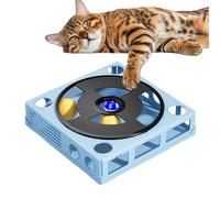 Cat Puzzle Toy | Cat Teaser Maze Box Cat Toy | Kitten Toys Puzzle Box, Phonograph Cat Enrichment Toys for Mental Stimulation, Interactive Play
