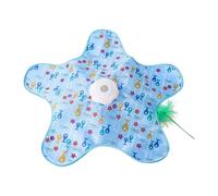 Cat Puzzle Toy - Fast Moving Ball in Play Mat - Stimulating Kitten Enrichment Game for Mental Stimulation Indoor Exercise Entertainment Boredom Relief Hunting Instincts