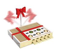 Cat Puzzle Toy, Interactive Scratching Board Bouncing Balls, Cat Maze Toy, for Kitten Home Indoor Outdoor Daily Christmas Birthday