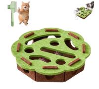 Cat Puzzle Toy & Interactive Toy - Cat Scratch Puzzle Enrichment Box with Bell Balls, Self-Play Boredom Busters for Cats to Stimulate Hunting Instincts & Mental Exercise (#2)