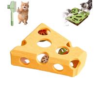 Cat Puzzle Toy & Interactive Toy - Cat Scratch Puzzle Enrichment Box with Bell Balls, Self-Play Boredom Busters for Cats to Stimulate Hunting Instincts & Mental Exercise (#8)