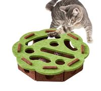 Cat Puzzle Toy | Mental Stimulating Treat Tray - Mental Stimulating and Sensory Bell Dispenser for Cats and Dogs Boredom Fight Travel Indoor Outdoor