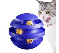 Cat Puzzle Toys - 3 Layers Moving Cat Toy | Exercising Cat Stimulation Toys, Funny Cat Track Toy for Training, Energy Consuming, Pets