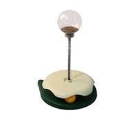 Cat Puzzle Treat Toy - Puzzle Treat Dispensing Cat Toys,Anti-Gulping Pet Ball for Feeding Boredom Reduction Kitten Development Swatting Hunting Biting