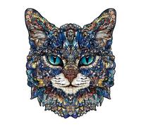 Cat Puzzle Wooden Challenging Cat Table Ornament