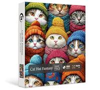 Cat Puzzles For Adults 1000 Pieces, Cat Jigsaw Puzzles 1000 Pieces Educational Challenging Jigsaw For Women Men Collectors Family Friends Offices Home