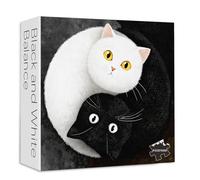 Cat Puzzles for Adults 1000 Pieces, PICKFORU Cute Kitten Puzzle in Circle, Difficult Funny Animal Art Theme as Home Decor