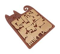 Cat Puzzles for Adults, 3D Printed Art Toy, Cat Jigsaw Puzzle Toy, for Relaxing Mental Relaxation Family Game Stress Relief for Christmas Thanksgiving Family Friend