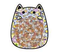 Cat Puzzles For Kids - 135 Piece Jigsaw Toy | Animal-Shaped Wooden Puzzle | Interactive Educational Game, Brain Development Activity, Creative Project Of Party Decor For Boys Girls Adults