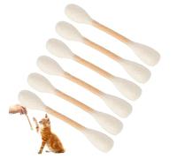 cat q tip toy Cat Cotton Swab Toy felt 10x3x3cm Durable Big Kitten Chew Teething Ropes for Boredom Exercise Play Digestive Aid Lover Gift