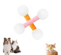 Cat Qtip Toy, Giant Qtip Cat Toy, One Swabs cat Toys, 2025 New Set of 6 Soft Plush Catnip Kicker Toys, cats toys-Sturdy Teething Chewtoy for cats Lovers Gift (2A)