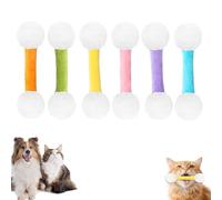 Cat Qtip Toy, Giant Qtip Cat Toy, One Swabs cat Toys, 2025 New Set of 6 Soft Plush Catnip Kicker Toys, cats toys-Sturdy Teething Chewtoy for cats Lovers Gift (6A)