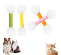 Cat Qtip Toy, Giant Qtip Cat Toy, One Swabs cat Toys, 2025 New Set of 6 Soft Plush Catnip Kicker Toys, cats toys-Sturdy Teething Chewtoy for cats Lovers Gift (4A)