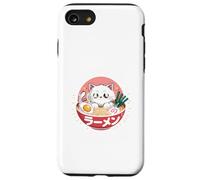 Cat Ramen Slurp Session Fun Food Animal Design Case for iPhone SE (2020) / 7/8