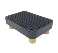 Cat Ramp For Litter Box | ABS & Wood, 30x20.7x9cm, Anti-Slip | Easy Clean Cat Step With Filter Function For Senior Cats & Kittens | Low Entry Assist Stairs F́or Litter Box, Couch & Bed