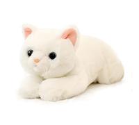 Cat, Realistic Tea Tiger, Plush, Hugging Pillow, Toy, Cushion, Cute, Side Sleeping, Body Pillow, Kids Toy, Super Soft, Girls, Children, Soft, Soft, Soft, Fluffy, White Cat, Mochi, Cute, Sofa, 27.6