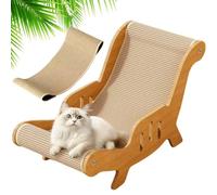 Cat Recliner Scraper Board, 2026 Cat Recliner Scratch Board, 23.6" Large 2 in 1 Cats Recliners Chair, Scratch Resistant & Low Lint, Fits Cats Up to 20 in Body Length with A Replacement Pad (Dinosaur)