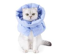 Cat Recovery Collar,Adjustable Cat Cone Waterproof Fasteners Cat Collars for Cats Kittens After Surgery Stop Licking Anti-Biting