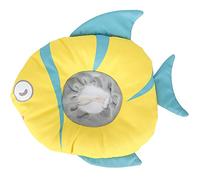 Cat Recovery Collar Adjustable Waterproof Fish Shape Neck Cone for Small Cats - Soft Comfort, Durable Stitching, Post - Surgery Healing Aid (S)