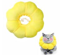 Cat Recovery Collar, Cat Cone, Soft Cute Sun Flower Neck Cat Cones Adjustable Pet Recovery Collar, Adjustable Pet Recovery Collar for Cats, Dog, Rabbit, Quicker Healing Pet Recovery Cone
