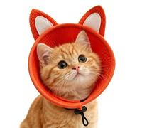 Cat Recovery Collar | Pet Wound Protective Neck Cone | Cute Puppy Recovery Collar | for Stop Licking Prevent Scratching Indoor Daily Grooming Bathroom Commuting Veterinary