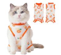 Cat Recovery Suit Cat Onesie for Cats After Surgery, Breathable Cats Surgery Recovery Suit for Female Spay & Abdominal Wounds, Kitten Surgical Onesie Body Suit Anti Licking Cone Alternative