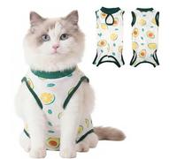 Cat Recovery Suit Cat Onesie for Cats After Surgery, Breathable Cats Surgery Recovery Suit for Female Spay & Abdominal Wounds, Kitten Surgical Onesie Body Suit Anti Licking Cone Alternative