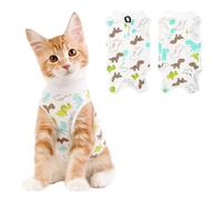 Cat Recovery Suit Female, Breathable Cat Onesie After Surgery Female for Abdominal Wounds or Skin Diseases, Surgery Recovery Suit Kitten Onesie After Spay Wear Anti Licking