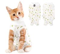 Cat Recovery Suit Female, Breathable Cat Onesie After Surgery Female for Abdominal Wounds or Skin Diseases, Surgery Recovery Suit Kitten Onesie After Spay Wear Anti Licking