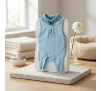 Cat Recovery Suit Post-Op Soft Modal Breathable(Blue l)