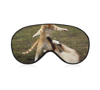 Cat Red Tabby Kitten Animal Sleep Eye Mask Night Shade Cover Soft Adjustable for Travel Naps