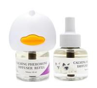 Cat Relaxation Diffuser - Aromatherapy Stress Relief Natural Cap 96ml Soft Soothing Heating Aid for Cats | Perfect for Indoor & Outdoor, Travel