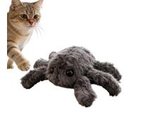 Cat Remote Control Toy Electric Plush Spider | 3 Modes Interactive RC Cat Toy with Sound and Light for Dog Kitten Bored Relief Play Chew Exercise Running Scratching