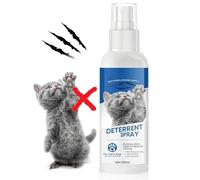 Cat Repellent Spray, 100 ml Effective Anti Scratch Cat Spray with Bitter Flavor, Stops Cats Scratching Furniture and Plants, Suitable for Indoor and Outdoor Use