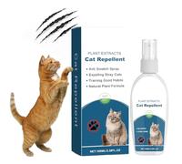Cat Repellent Spray, Anti Scratch Cat Deterrent Spray -Scent & Bitter -Keep Pet Off Limits Areas, Protect Furniture Sofa Rug Curtain Helps Stop Urine Marking & Scratches, Effective Training Aid 100ml
