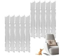 Cat Repeller Mat - 10-Piece Anti Cat Scat Mat for Indoor Furniture - Heavy-Duty Pet Training Pads for Scratch Prevention Garden Plant Protection Under Bed Wall Car Sofa Lawn