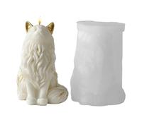 Cat Resin Mould - Silicone Casting Mould For Sitting Cats | For 3D Epoxy Cement - Home Decorations For Wedding Party Decoration In Plaster C