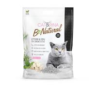 Cat&Rina BeNatural 5.5L Tofu Cat Litter Cat Litter Plant Clumping Cat Litter Up to 30 days of use. Disposes in organic or toilet. Cat Sand Anti Odour with Activated Charcoal