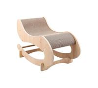 Cat Rocking Bed - Cat Bed Scratcher | Cat Scratch Chair, 54x27x30cm Cat Rocking Hammock Bed, Cat Lounge Bed Cat Scratcher, Corrugated Paper Indoor Pet Scratching Rocking Lounger For Small Pets