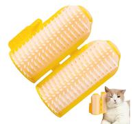 Cat Rubbing Corner | Cat Corner Grooming Massage Brush - Massage Comb Grooming Tool with Catnip Softer for Kitten Dogs Pet Wall Desk Book Shelf